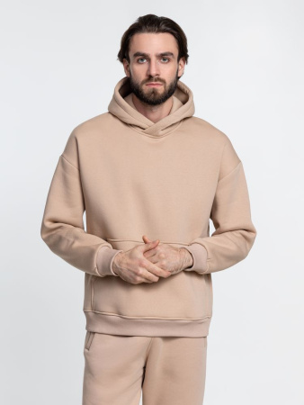Худи Kulonga Oversize, бежевое, размер XS/S