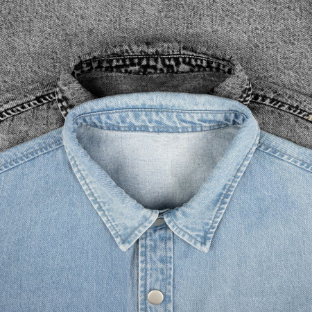Куртка джинсовая O3, серая, размер 3XL/4XL