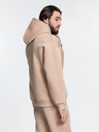 Худи Kulonga Oversize, бежевое, размер XS/S