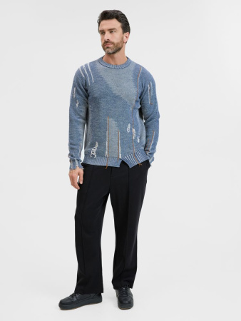 Джемпер Denim свободного силуэта на заказ, полушерсть, размер L