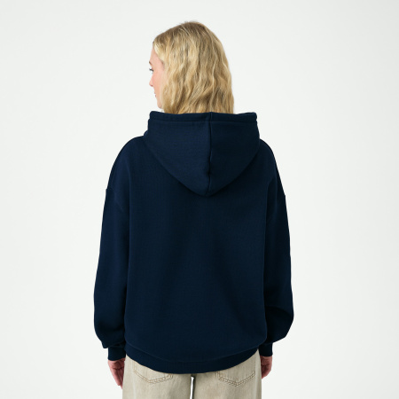 Худи релакс унисекс Баланс (Balance), с начесом, синий, размер 3XL/4XL