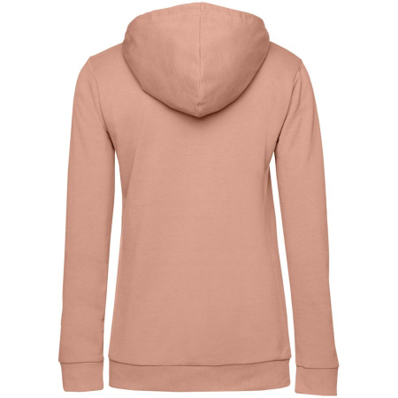 Толстовка с капюшоном женская Hoodie, бежевая (nude), размер L
