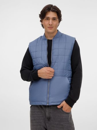 Жилет унисекс Warmbridge, синий (джинс), размер 3XL