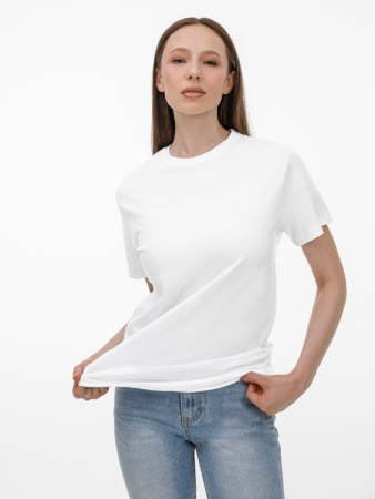 Футболка унисекс T-Bolka 180, белая, размер M