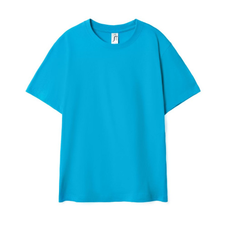 Футболка детская Regent Kids 150 бирюзовая, на рост 106-116 см (6 лет)