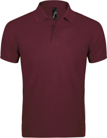 Рубашка поло мужская Prime Men 200 бордовая, размер 5XL