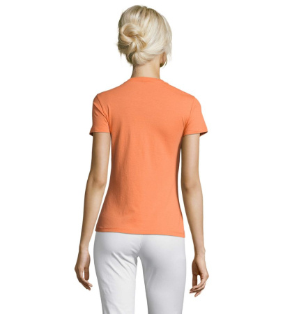 Футболка женская Regent Women оранжевая (абрикосовая), размер XXL