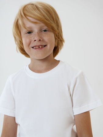 Футболка детская T-Bolka Kids, белая (белоснежная), 8 лет