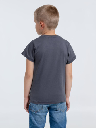 Футболка детская T-Bolka Kids, темно-серая (графит), 8 лет