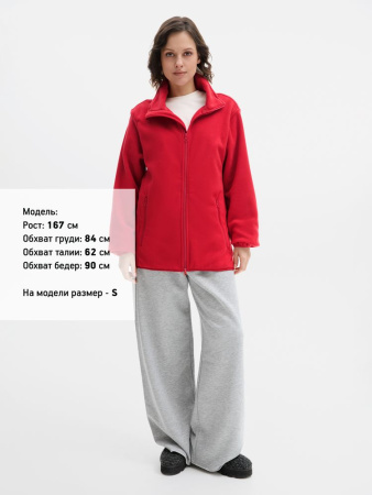Куртка флисовая унисекс Ben Mac, красная, размер 3XL